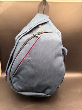 OutdoorMaster 12L Sling Backpack Dark Blue Crossbody Hiking Travel Daypack